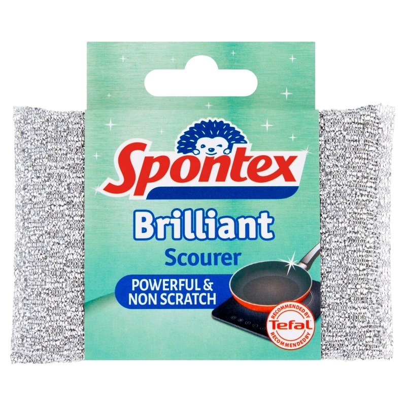 Spontex शानदार स्कॉरर शक्तिशाली, गैर खरोंच और कुल्ला करने के लिए आसान है